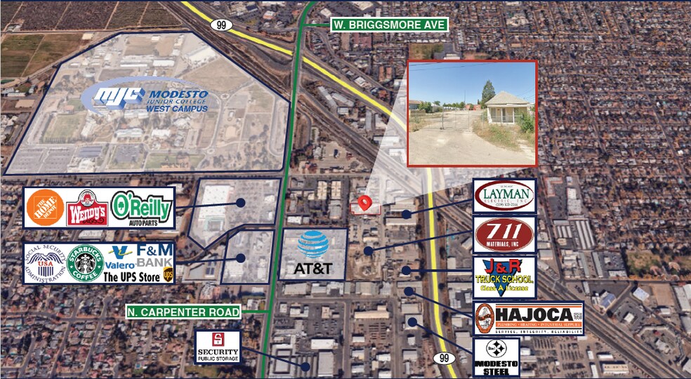 1625 Culpepper Ave, Modesto, CA à louer - Photo de l’immeuble – Image 3 sur 5