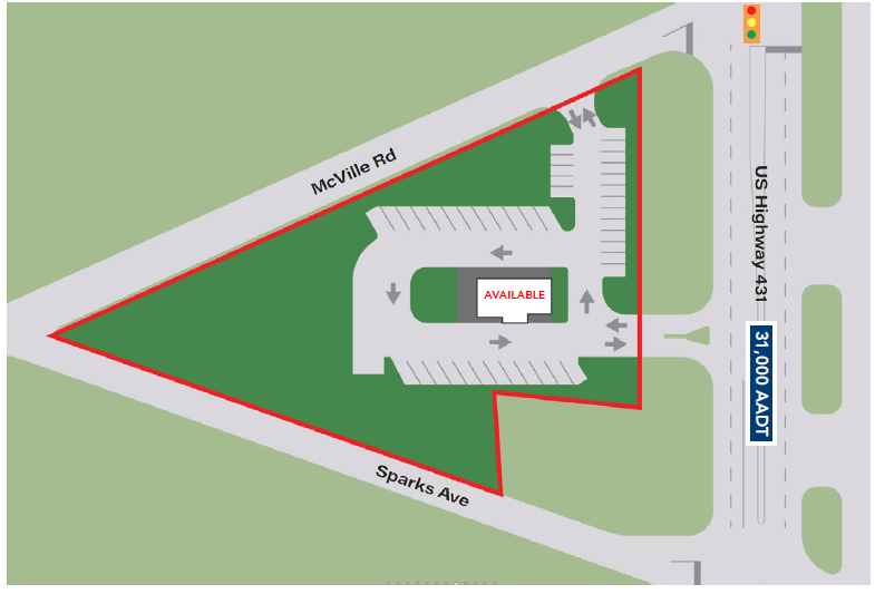 1117 Us Highway 431, Boaz, AL à louer Plan de site– Image 1 sur 1