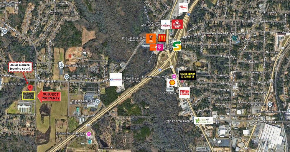 Bloomfield Drive Extension, Macon-Bibb, GA à vendre - Photo de l’immeuble – Image 3 sur 3
