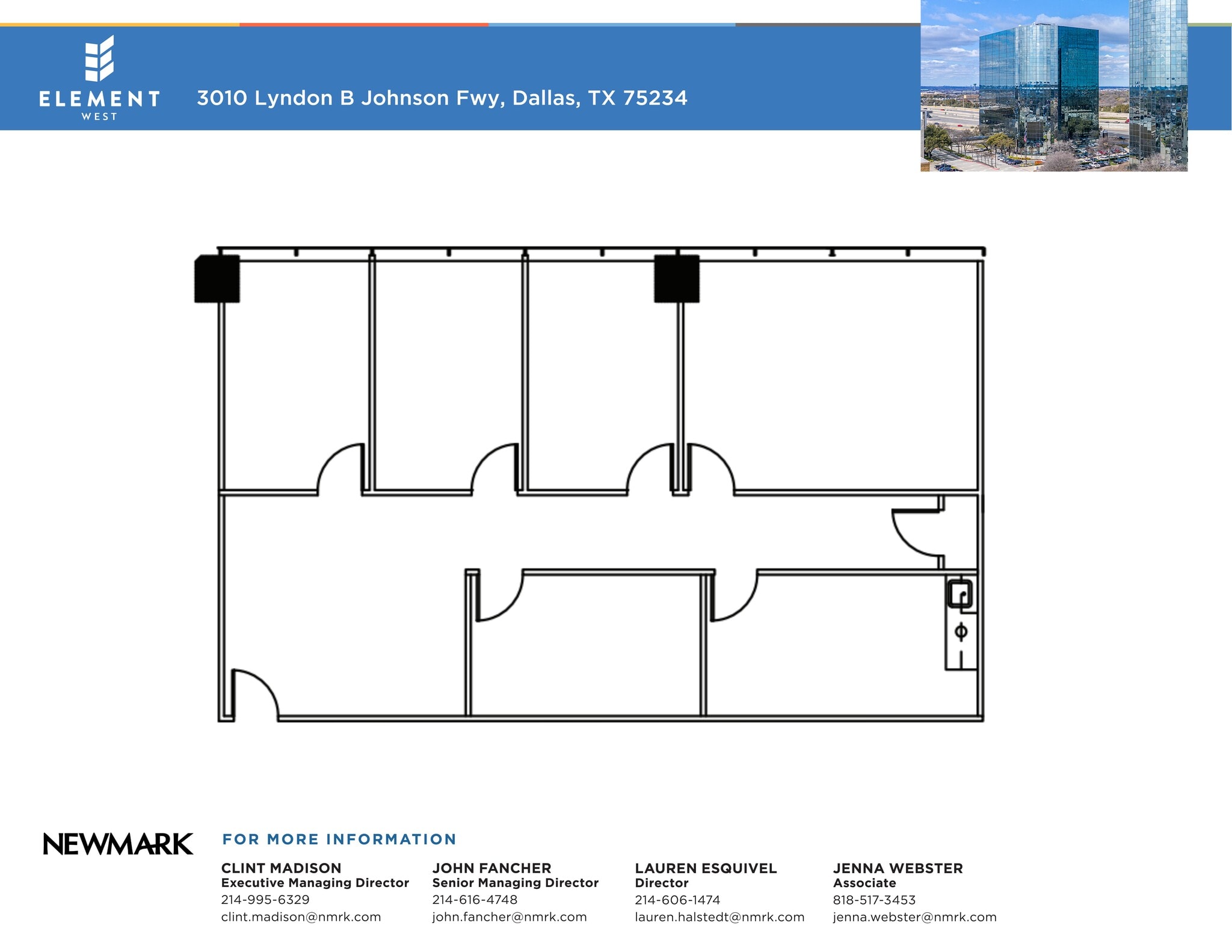 3010 Lyndon B Johnson Fwy, Dallas, TX à louer Plan de site– Image 1 sur 2