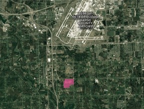 33675 Sibley Rd, New Boston, MI - VUE AÉRIENNE  vue de carte