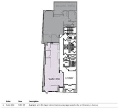 7514 Wisconsin Ave, Bethesda, MD à louer Plan d’étage– Image 1 sur 1