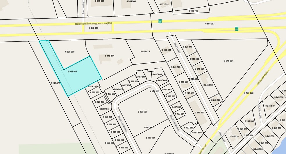 3010 Boul Monseigneur-Langlois, Salaberry-de-valleyfield, QC à louer - Plan cadastral – Image 1 sur 1