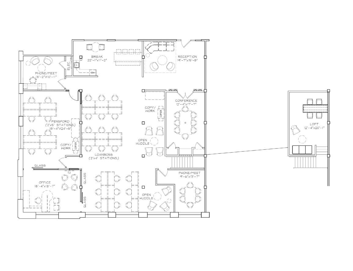 1300 S Mint St, Charlotte, NC à louer Plan d’étage– Image 1 sur 1
