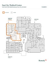 13041 N Del Webb Blvd, Sun City, AZ à louer Plan d’étage– Image 1 sur 2