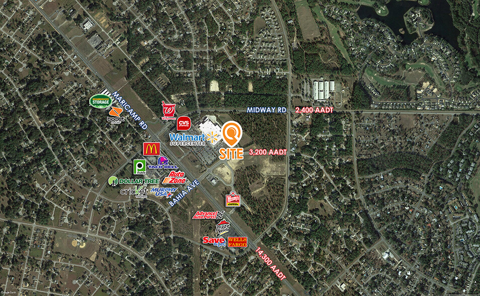 Nec Maricamp Rd & Bahia Ave, Ocala, FL à vendre - Aérien – Image 3 sur 4