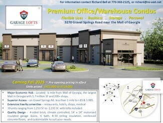 Plus de détails pour 3270 Gravel Springs Rd, Buford, GA - Local d’activités à vendre
