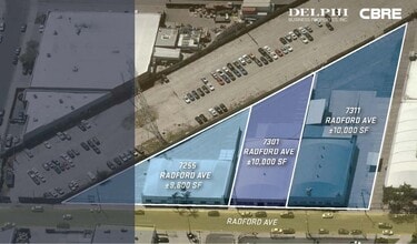 7301 Radford Ave, North Hollywood, CA à louer Aérien– Image 1 sur 10