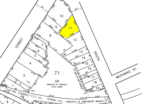 10 South St, Freehold, NJ à louer - Plan cadastral – Image 3 sur 3
