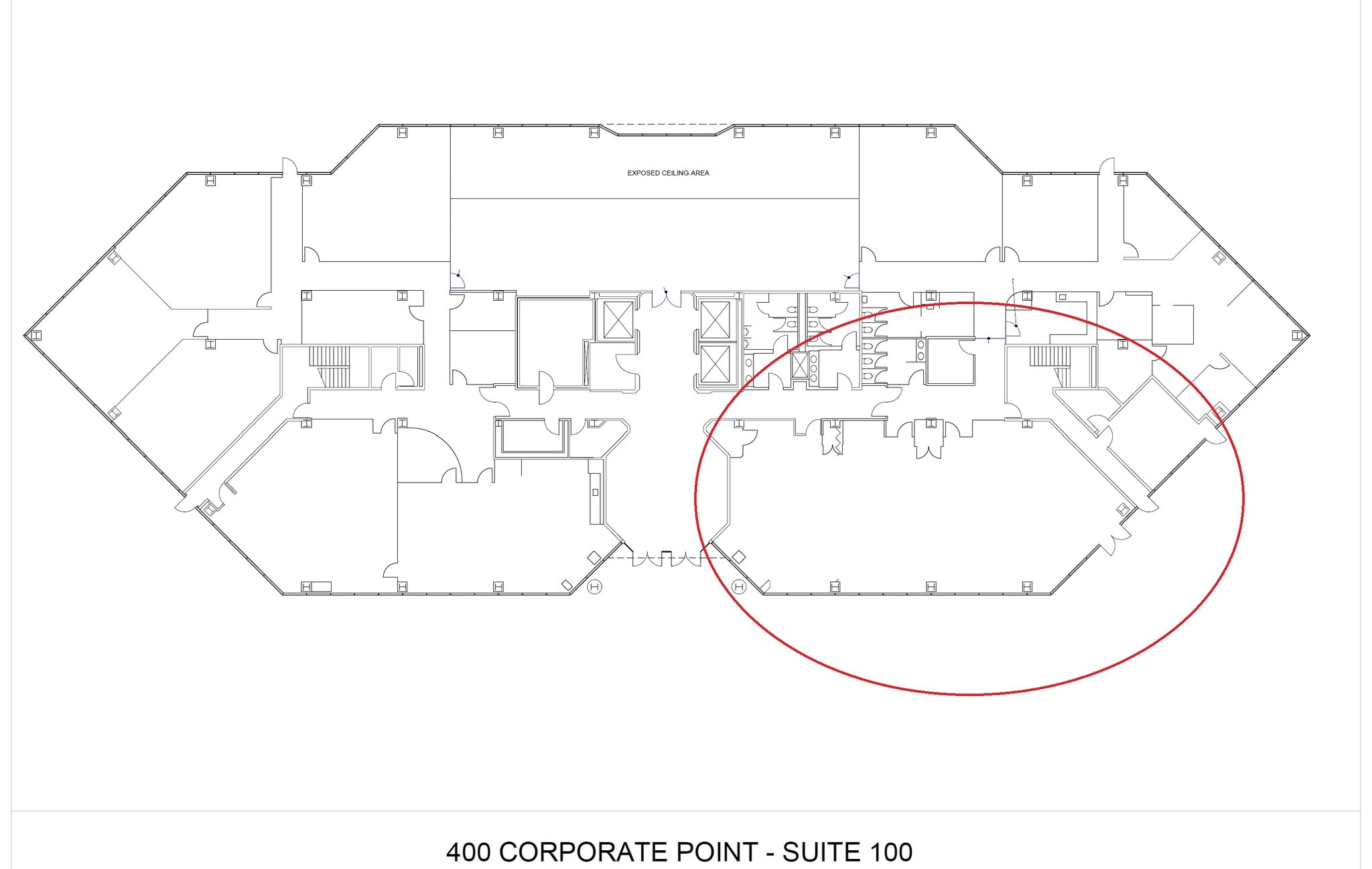 400 Corporate Pointe, Culver City, CA à louer Plan d’étage– Image 1 sur 1