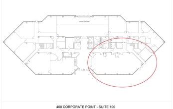 400 Corporate Pointe, Culver City, CA à louer Plan d’étage– Image 1 sur 1