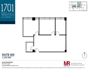 1701 E Woodfield Rd, Schaumburg, IL à louer Plan d’étage– Image 1 sur 1