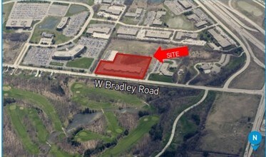 11701 W Bradley Rd, Milwaukee, WI - Vue aérienne  vue de carte