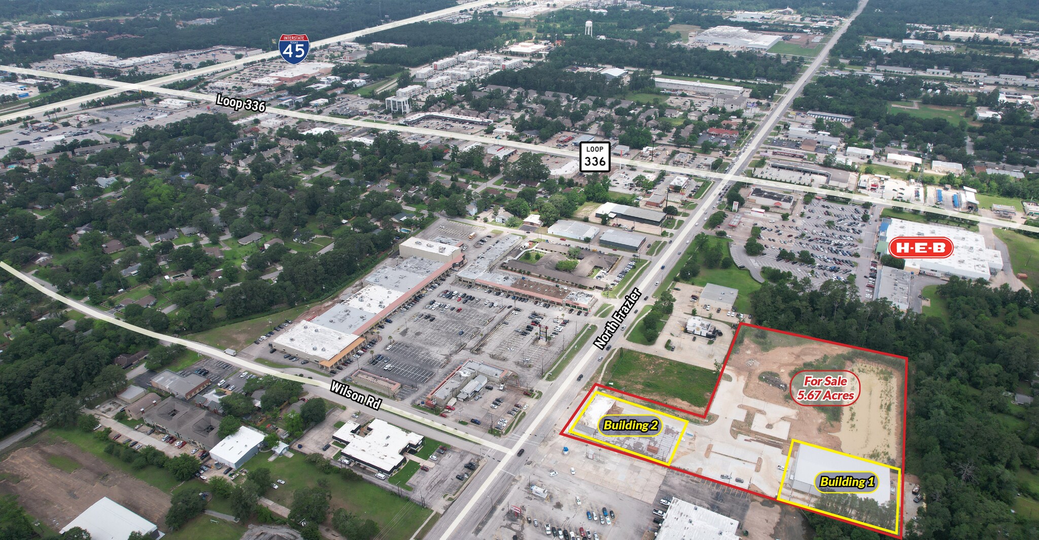 2004 N Frazier St, Conroe, TX à vendre Photo principale– Image 1 sur 3