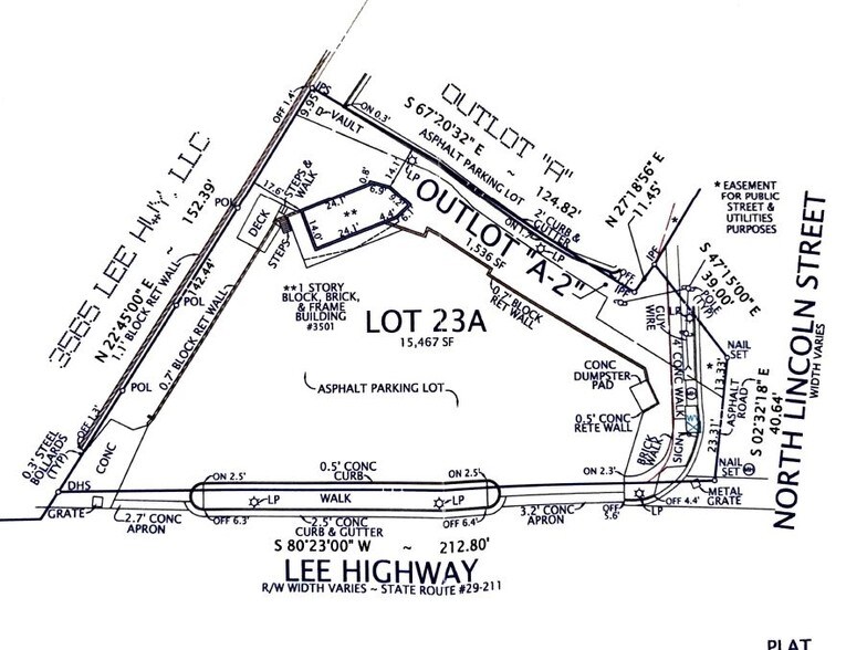 3501 Langston Blvd, Arlington, VA à vendre - Plan cadastral – Image 3 sur 3