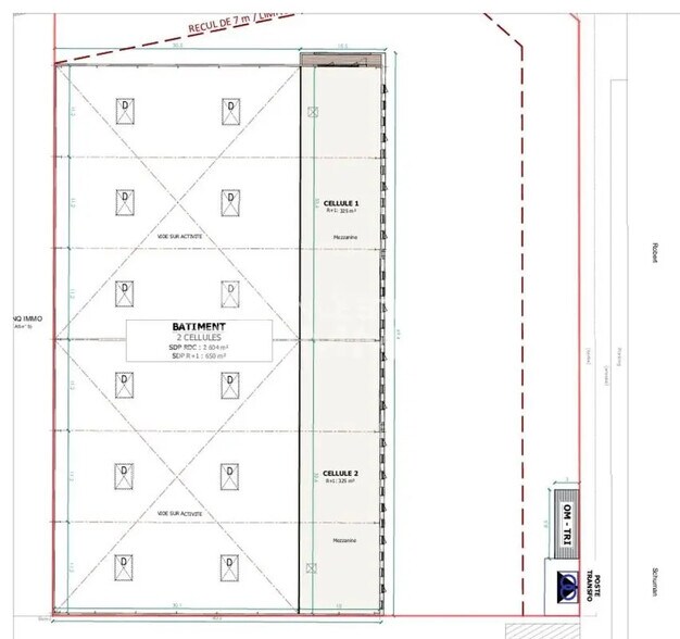 Local d’activités dans Ozoir-la-Ferrière à louer - Plan de site – Image 2 sur 3