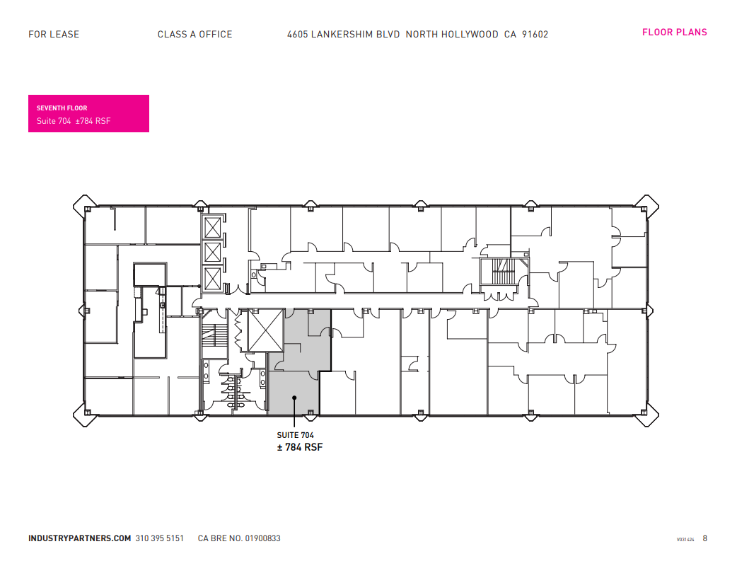 4605 Lankershim Blvd, North Hollywood, CA à louer Plan d’étage– Image 1 sur 1