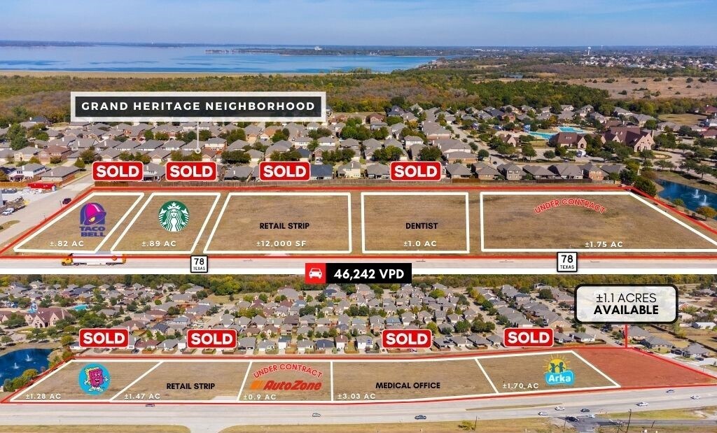 S State Highway 78, Lavon, TX à vendre Photo principale– Image 1 sur 40