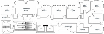 1432 K St NW, Washington, DC à louer Plan d’étage– Image 1 sur 1