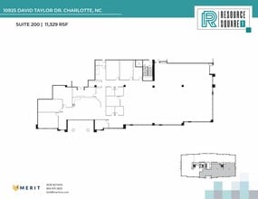 10735 David Taylor Dr, Charlotte, NC à louer Plan d’étage– Image 2 sur 2