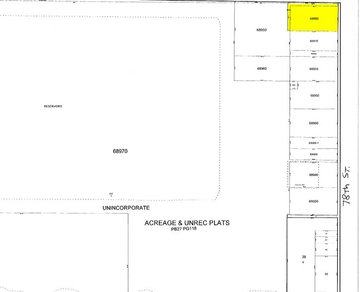 6901 S 78th St, Riverview, FL à vendre - Plan cadastral – Image 2 sur 7