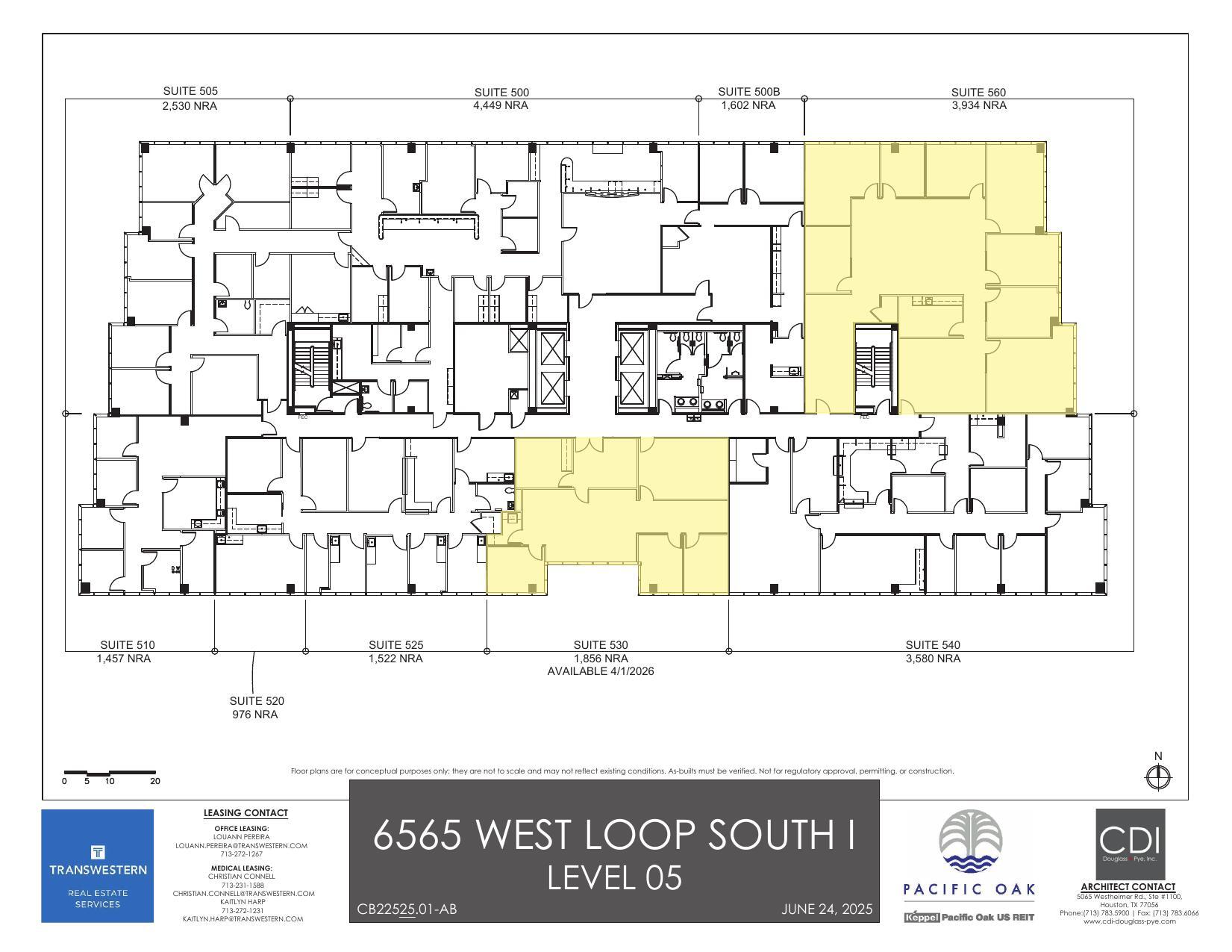 6565 West Loop South, Bellaire, TX à louer Plan d’étage– Image 1 sur 1