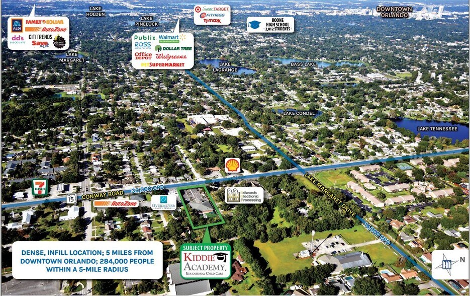3215 Conway Rd, Orlando, FL à vendre - Aérien – Image 2 sur 3