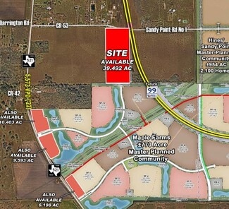 Plus de détails pour FM-521 Commercial Reserve 1, Sandy Point, TX - Terrain à vendre