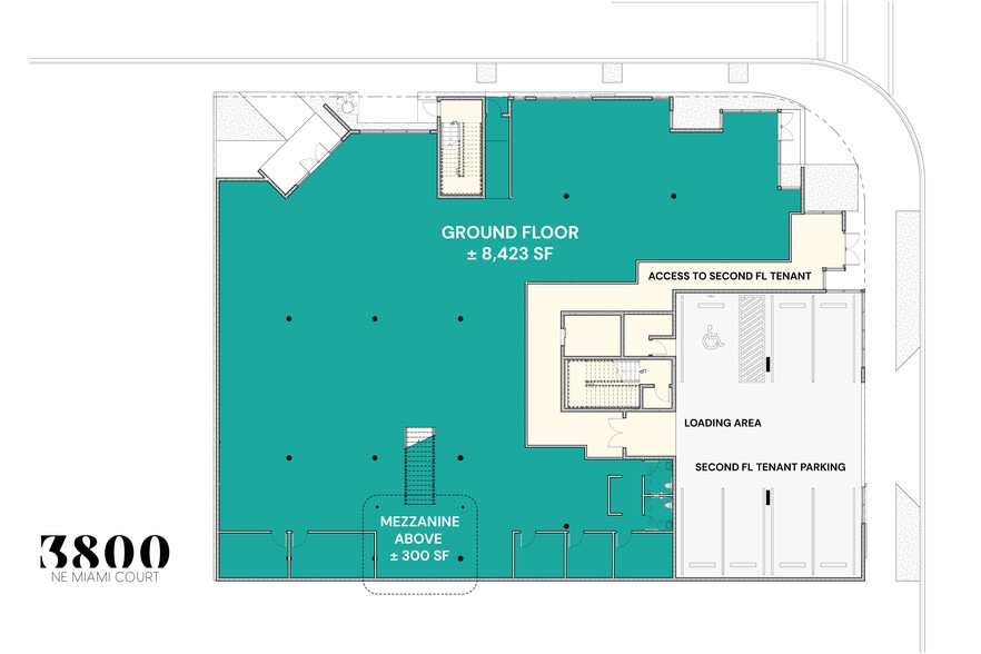 3800 NE Miami Ct, Miami, FL à louer - Plan d’étage – Image 2 sur 4