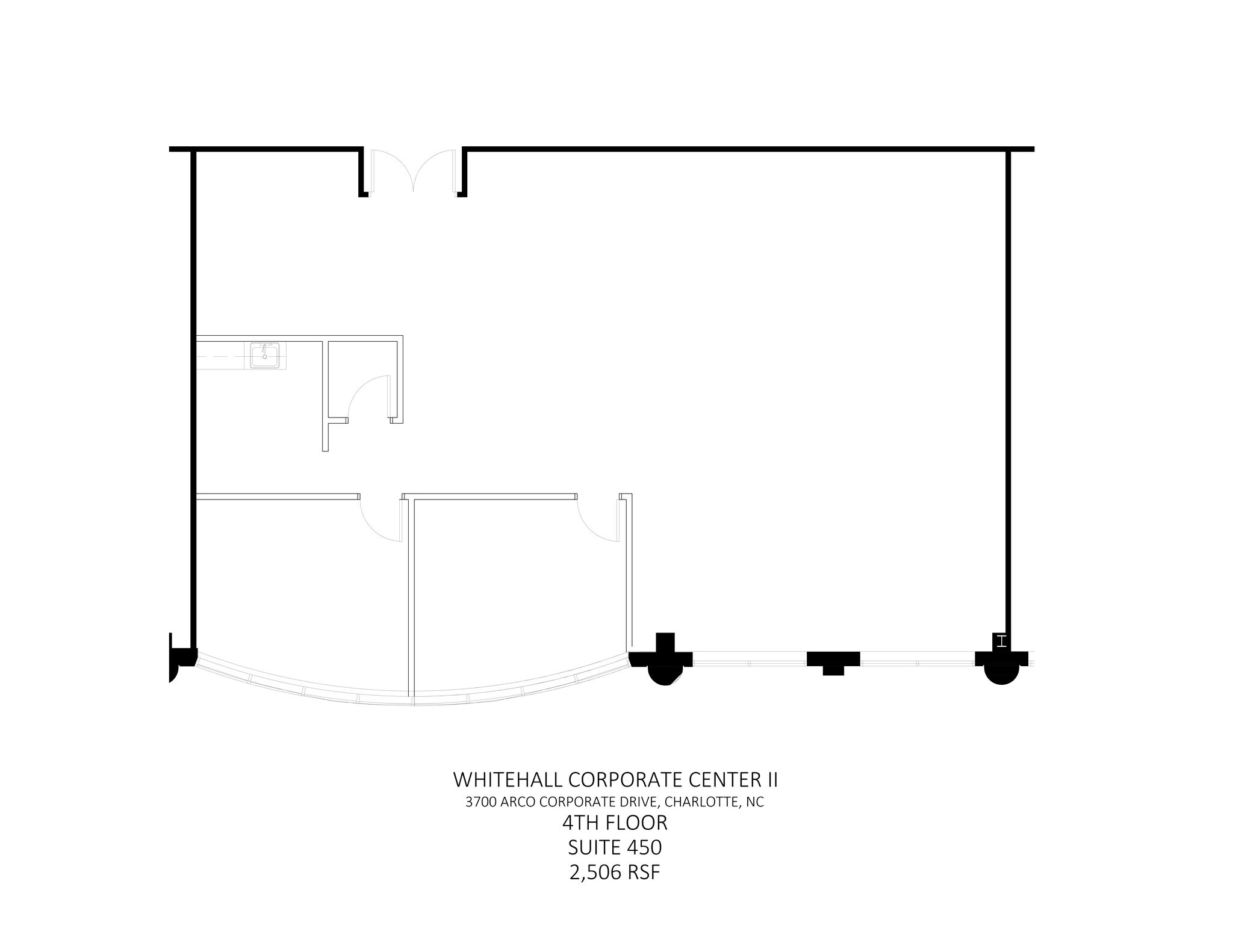 3700 Arco Corporate Dr, Charlotte, NC à louer Plan de site– Image 1 sur 2