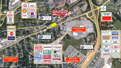 2219 E Morris Blvd, Morristown, TN - Vue aérienne vue de carte