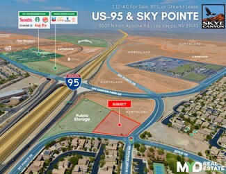 Plus de détails pour 8507 N Fort Apache Rd, Las Vegas, NV - Terrain à vendre