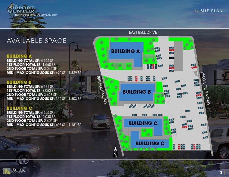 5030 Paradise Rd, Las Vegas, NV à louer - Photo de l’immeuble – Image 2 sur 38