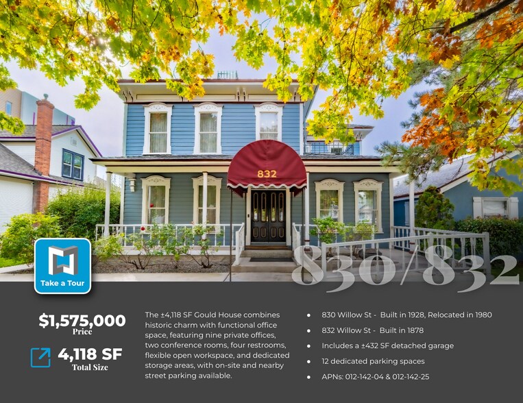 832 Willow St, Reno, NV à vendre - Photo de l’immeuble – Image 2 sur 20