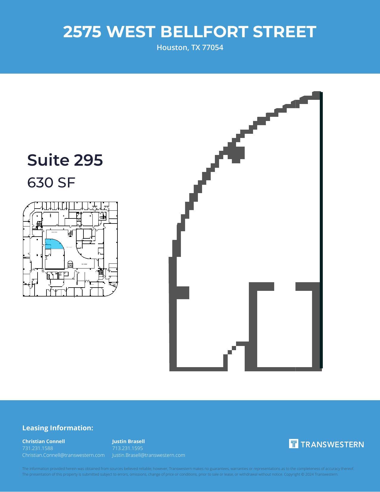 2575 W Bellfort St, Houston, TX à louer Plan d’étage– Image 1 sur 1