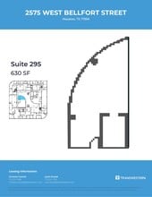 2575 W Bellfort St, Houston, TX à louer Plan d’étage– Image 1 sur 1