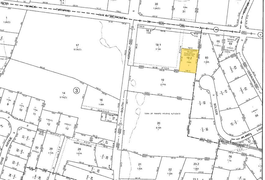 225 Route 59, Airmont, NY à louer - Plan cadastral – Image 2 sur 4