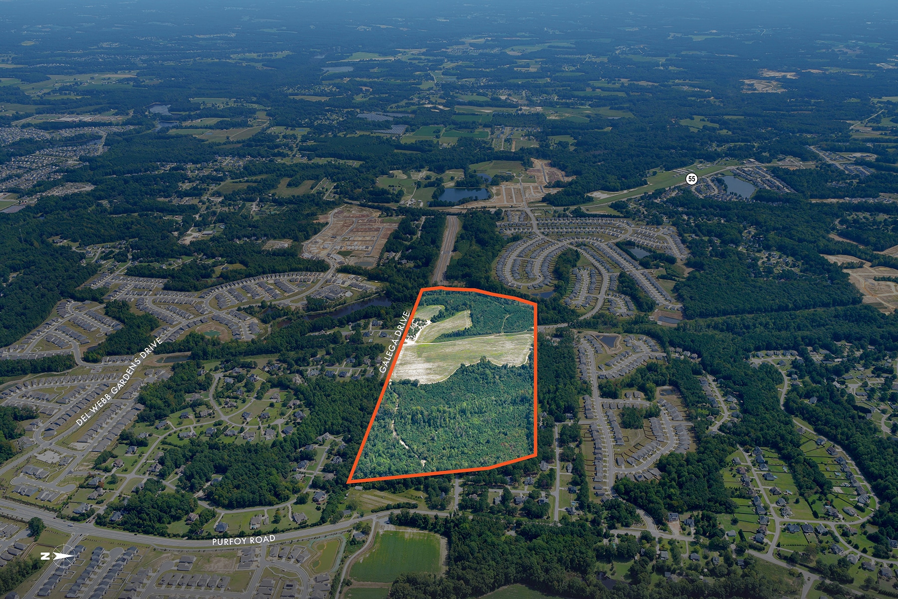 9033 Purfoy rd, Fuquay-Varina, NC à vendre Aérien– Image 1 sur 3