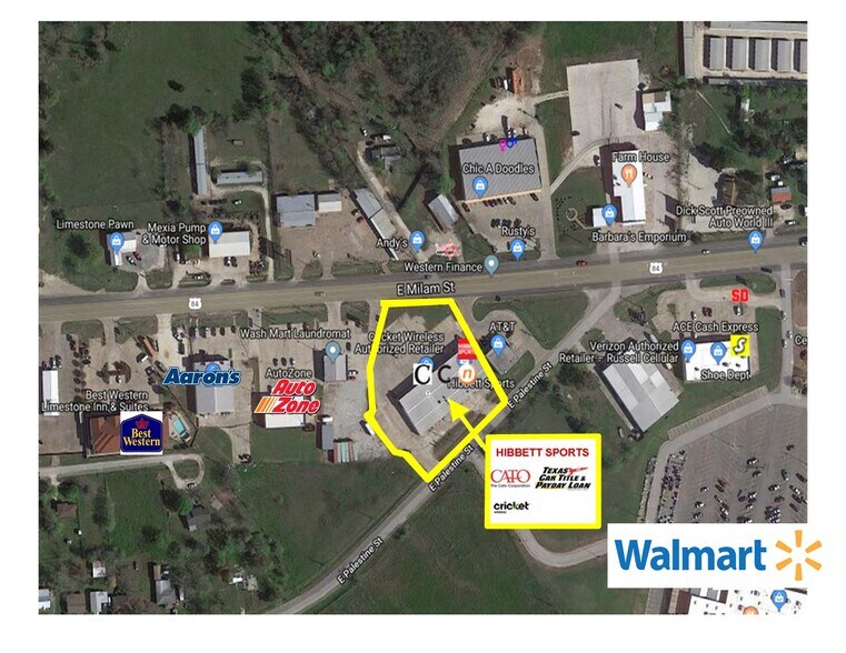 1322 E Milam St, Mexia, TX à louer - Aérien – Image 3 sur 4