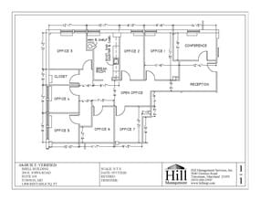 200 E Joppa Rd, Towson, MD à louer Plan d’étage– Image 1 sur 1