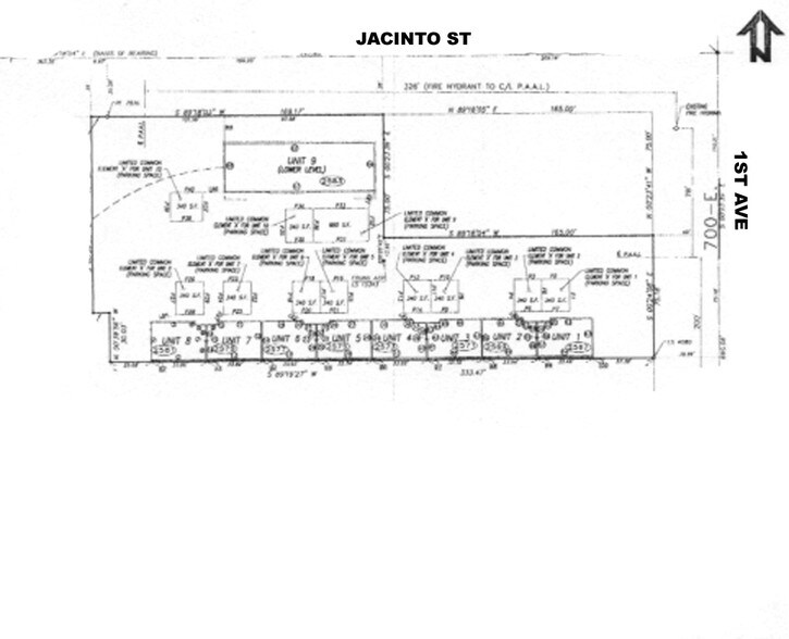 2567-2579 N 1st Ave, Tucson, AZ à louer - Plan cadastral – Image 3 sur 11
