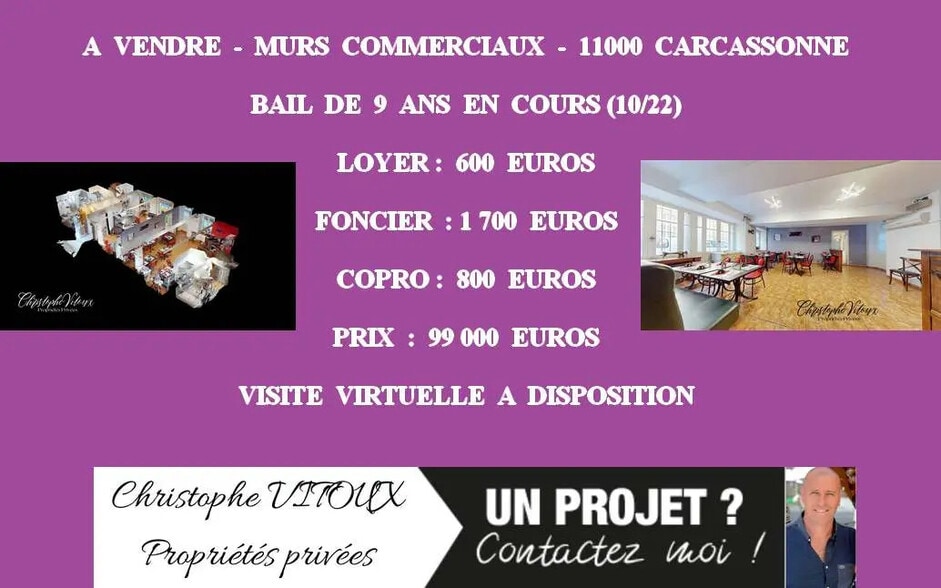 Local d'activités dans Carcassonne à vendre - Photo de l’immeuble – Image 1 sur 12