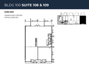 110 Thompson Rd, Hiram, GA à louer Plan d’étage– Image 1 sur 1
