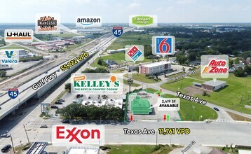 4308 Texas Ave, La Marque, TX - Vue aérienne  vue de carte