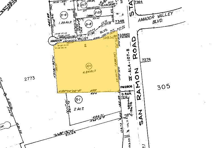 7214-7300 San Ramon Rd, Dublin, CA à louer - Plan cadastral – Image 2 sur 2