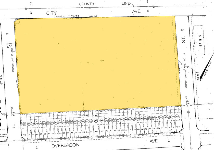 7600-7650 City Line Ave, Philadelphia, PA à louer - Plan cadastral – Image 2 sur 7