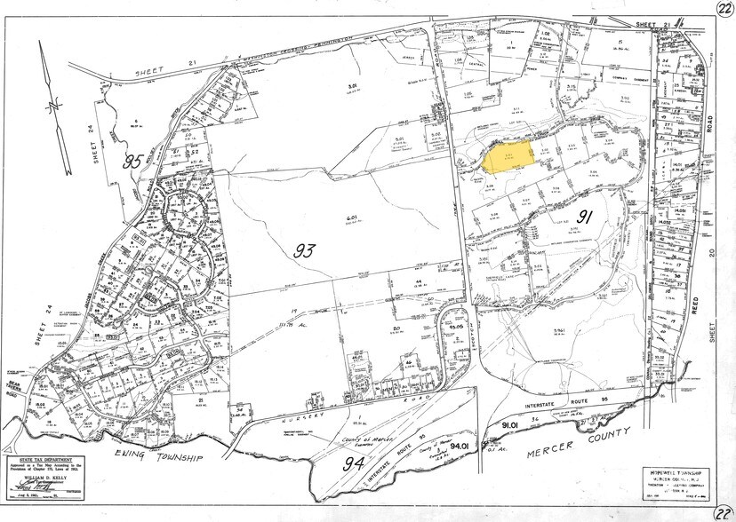 1100 American Blvd, Pennington, NJ à vendre - Plan cadastral – Image 2 sur 17