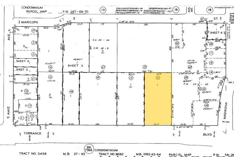 3465 Torrance Blvd, Torrance, CA à vendre - Plan cadastral – Image 2 sur 6