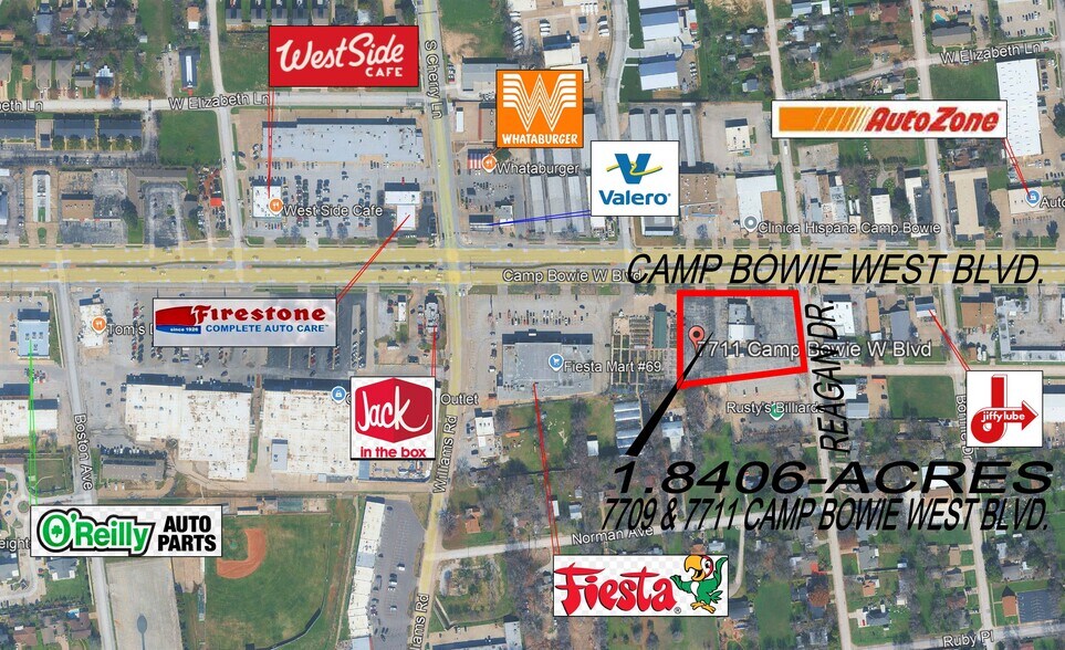 7711 Camp Bowie West Blvd, Fort Worth, TX à vendre - Photo principale – Image 1 sur 7