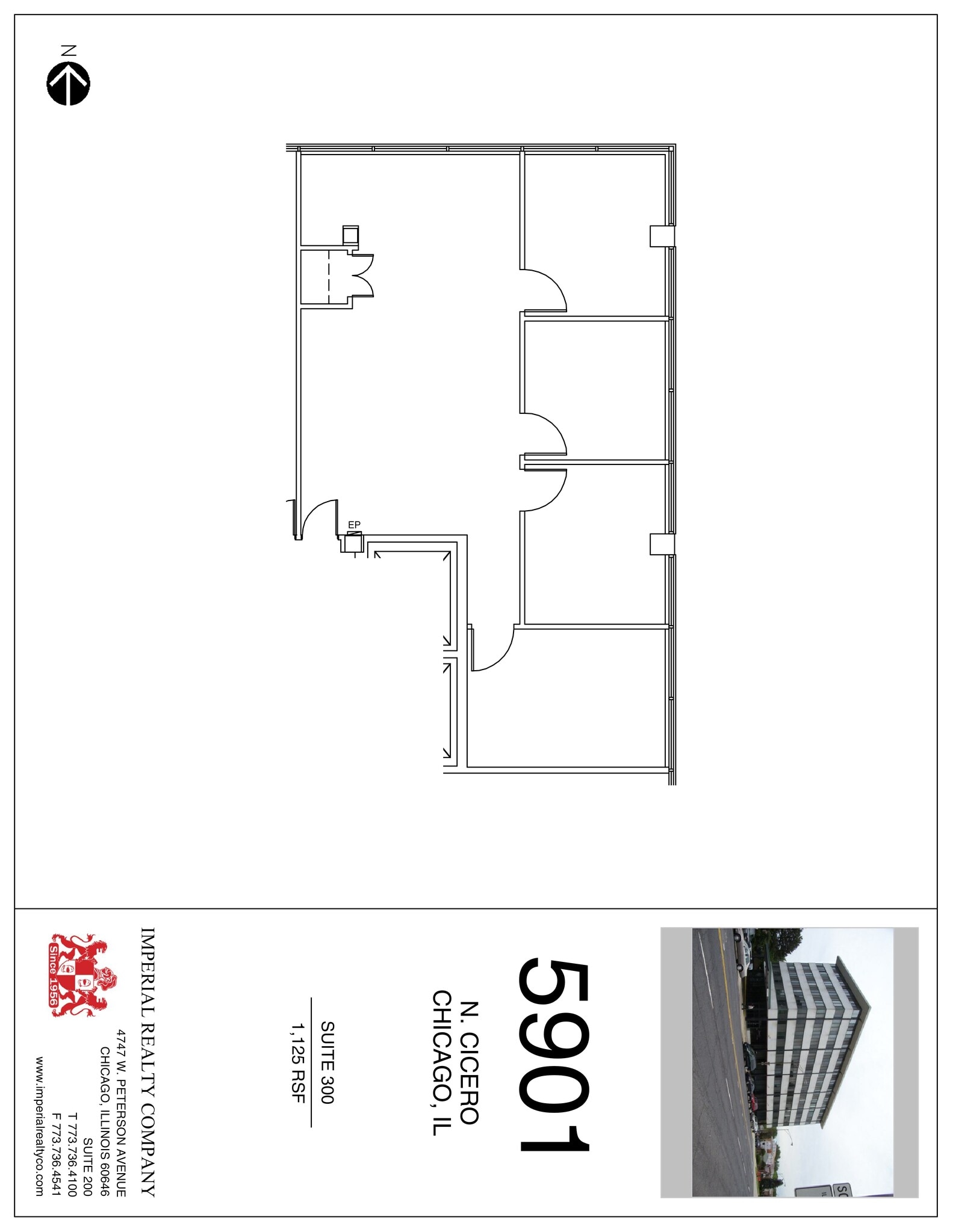 5901 N Cicero Ave, Chicago, IL à louer Plan de site– Image 1 sur 2